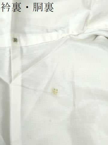 平和屋着物●上質な小紋　紬地　切嵌吉祥花文　正絹　逸品　CAAZ3236yc