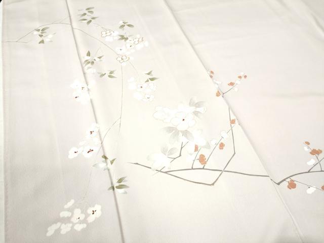 平和屋着物●訪問着 駒刺繍 枝花文 金彩 正絹 逸品 未使用 CAAZ3247yc