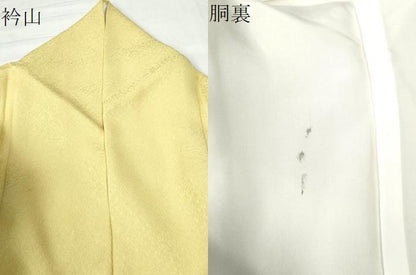平和屋着物●訪問着　作家物　手描き　草花文　暈し染め　金銀彩　正絹　逸品　CAAZ3253yc