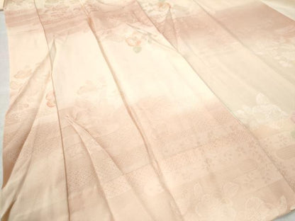平和屋着物●長襦袢 無双仕立て 辻が花地紋 暈し染め 正絹 逸品 CAAZ3283yc