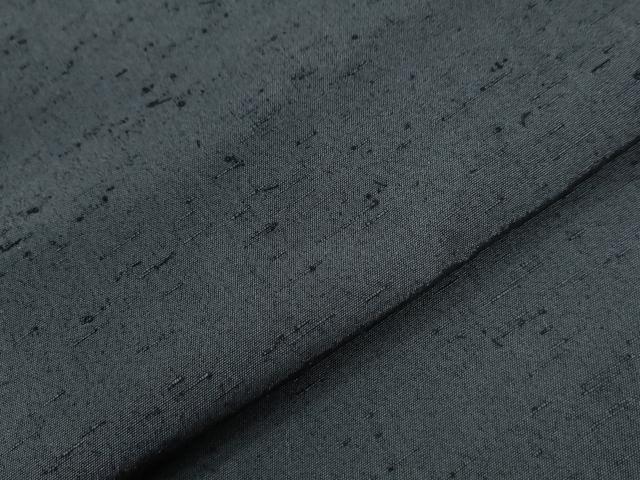 平和屋着物●男性 髭紬 アンサンブル 色無地 羊羹色 正絹 逸品 CAAZ3286yc