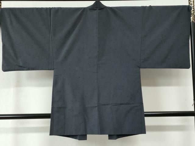 平和屋着物●男性 髭紬 アンサンブル 色無地 羊羹色 正絹 逸品 CAAZ3286yc