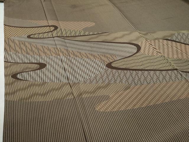 平和屋着物●訪問着　霞吉祥文　正絹　逸品　CAAZ3299yc