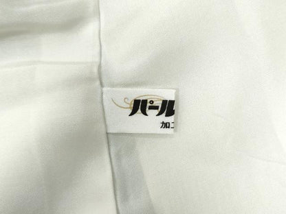 平和屋着物●豪華色留袖　地紙鶴秋草文　金彩　正絹　逸品　CAAZ3329yc
