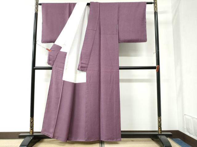 平和屋着物●江戸小紋　草木染　鮫小紋柄　正絹　逸品　未使用　CAAZ3361yc