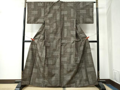 平和屋着物●本場大島紬 7マルキ 吉祥文 正絹 逸品 CAAZ3378yc