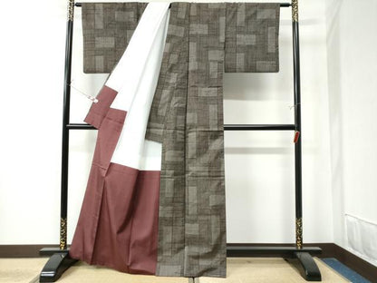 平和屋着物●本場大島紬 7マルキ 吉祥文 正絹 逸品 CAAZ3378yc
