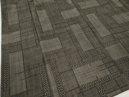 平和屋着物●本場大島紬 7マルキ 吉祥文 正絹 逸品 CAAZ3378yc