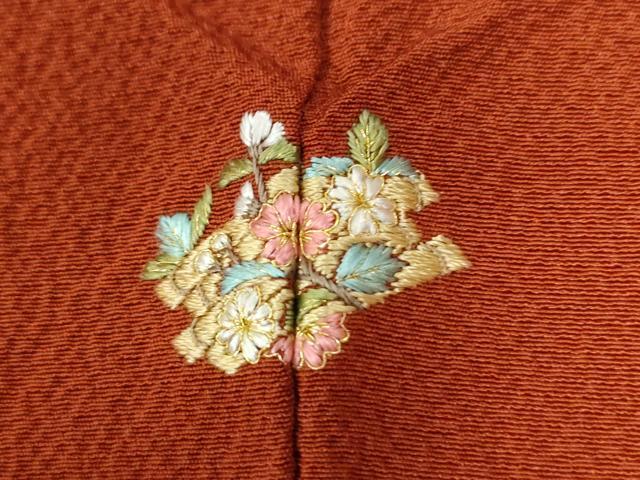 平和屋着物●上質な色無地 弁柄色 やまと誂製 正絹 逸品 未使用 CAAZ3381yc