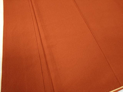 平和屋着物●上質な色無地 弁柄色 やまと誂製 正絹 逸品 未使用 CAAZ3381yc