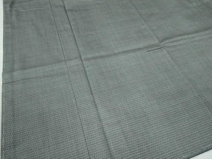平和屋着物●男性 お召 アンサンブル 長襦袢セット 80亀甲 キングサイズ 正絹 逸品 未使用 CAAZ3406yc