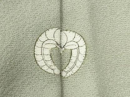 平和屋着物●京友禅作家 外池雅峰 訪問着 駒刺繍 渡り橋松竹梅風景文 暈し染め 金銀彩 正絹 逸品 CAAZ3433yc