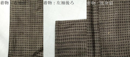平和屋着物●男性 本場大島紬 アンサンブル 吉祥文 正絹 逸品 未使用 CAAZ3439yc