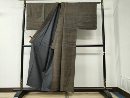 平和屋着物●男性 本場大島紬 アンサンブル 吉祥文 正絹 逸品 未使用 CAAZ3439yc