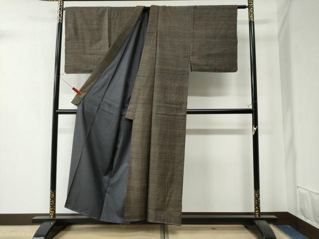 平和屋着物●男性 本場大島紬 アンサンブル 吉祥文 正絹 逸品 未使用 CAAZ3439yc