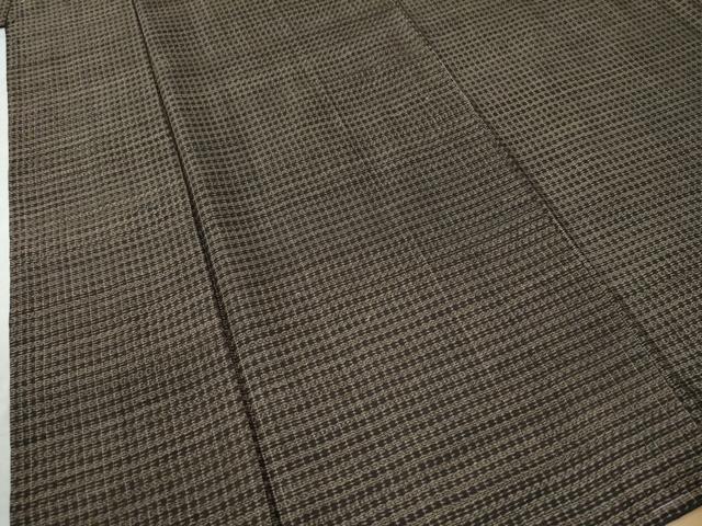 平和屋着物●男性 本場大島紬 アンサンブル 吉祥文 正絹 逸品 未使用 CAAZ3439yc