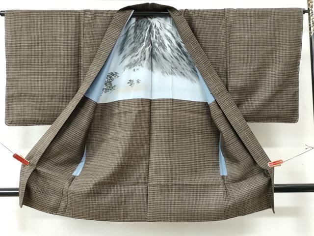 平和屋着物●男性 本場大島紬 アンサンブル 吉祥文 正絹 逸品 未使用 CAAZ3439yc