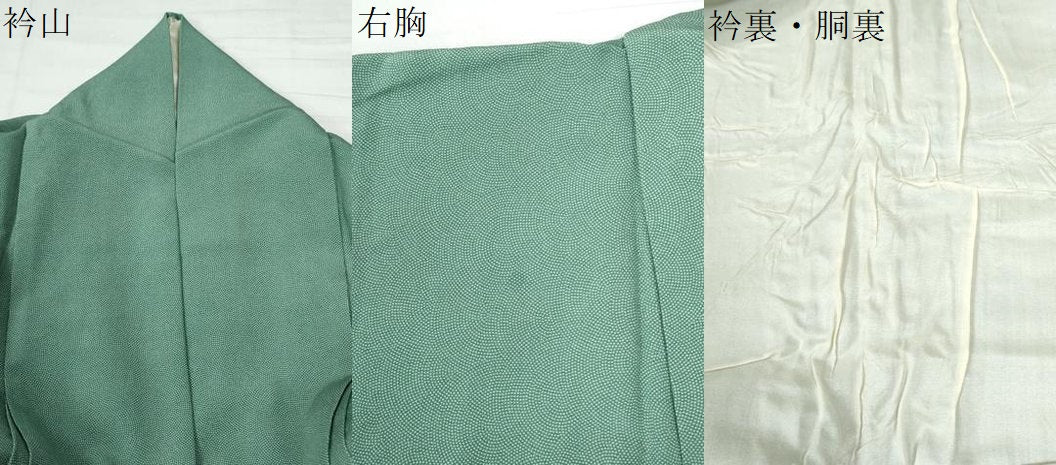 平和屋着物●江戸小紋　鮫小紋柄　正絹　逸品　CAAZ3452yc