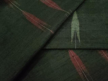 平和屋着物●上質な紬　矢羽文　正絹　逸品　CAAZ3458yc