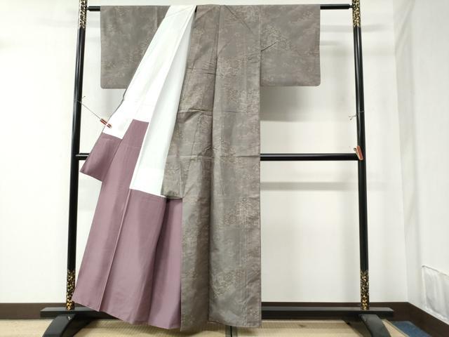 平和屋着物●本場大島紬 7マルキ 風景文 大山謹製 証紙付き 正絹 逸品 CAAZ3463yc