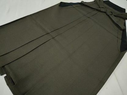 平和屋着物●男性 馬乗り袴 お召地 吉祥文 正絹 逸品 CAAZ3469yc