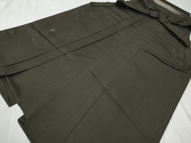 平和屋着物●男性 馬乗り袴 縞 正絹 逸品 CAAZ3470yc