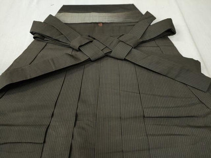 平和屋着物●男性 馬乗り袴 縞 正絹 逸品 CAAZ3470yc