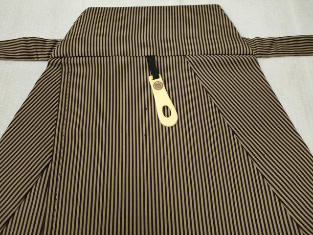 平和屋着物●男性 馬乗り袴 縞 三越扱い 正絹 逸品 CAAZ3473yc