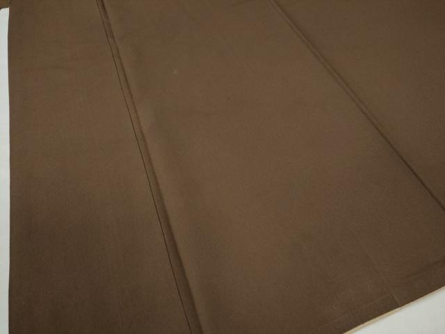 平和屋着物●男性　紬　色無地　憲法色　正絹　逸品　CAAZ3497yc