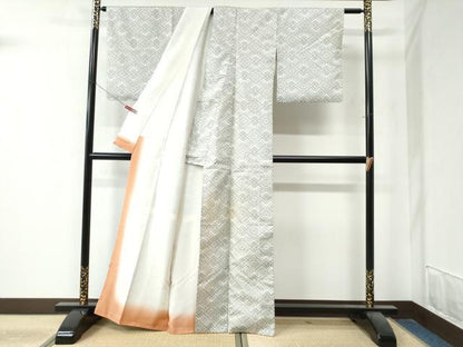 平和屋着物●本場村山大島紬 天井花文 正絹 逸品 CAAZ3535yc