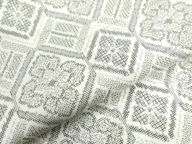 平和屋着物●本場村山大島紬 天井花文 正絹 逸品 CAAZ3535yc