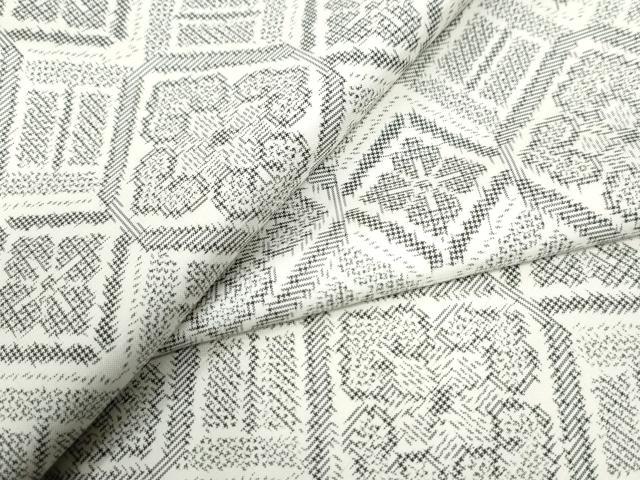 平和屋着物●本場村山大島紬 天井花文 正絹 逸品 CAAZ3535yc