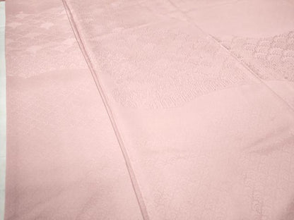 平和屋着物●色留訪問着　雪輪青海波吉祥地紋　虹色　ロング丈　正絹　逸品　CAAZ3544yc