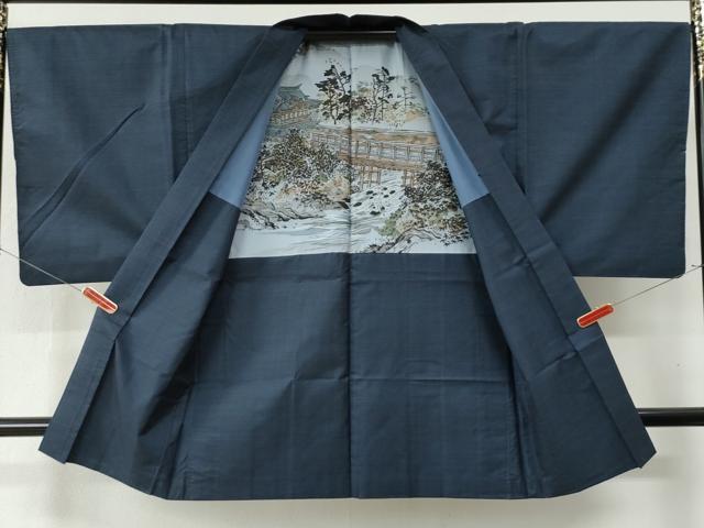 平和屋着物●男性　本場大島紬　アンサンブル　100亀甲　総詰め　正絹　逸品　CAAZ3581yc
