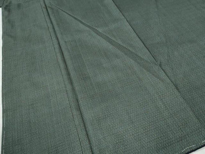 平和屋着物●男性 本場大島紬 アンサンブル 80亀甲 総詰め 正絹 逸品 未使用 CAAZ3582yc