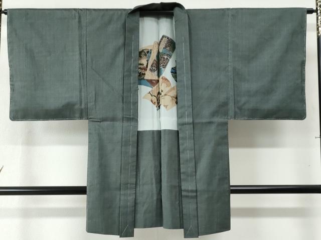 平和屋着物●男性 本場大島紬 アンサンブル 80亀甲 総詰め 正絹 逸品 未使用 CAAZ3582yc