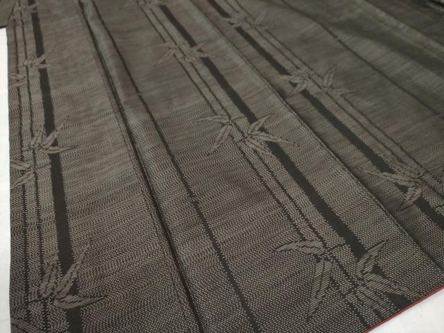 平和屋着物●本場大島紬 笹竹文 正絹 逸品 CAAZ3596yc