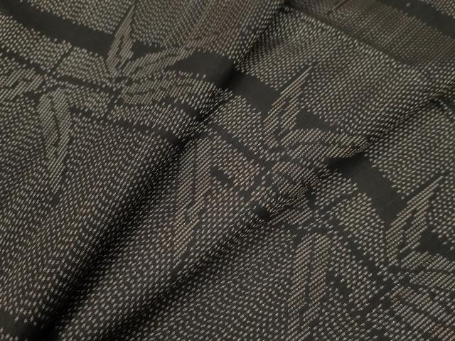 平和屋着物●本場大島紬 笹竹文 正絹 逸品 CAAZ3596yc