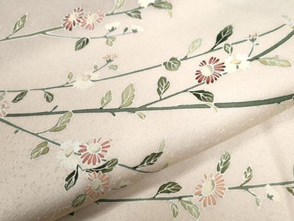 平和屋着物●訪問着　枝花文　暈し染め　正絹　逸品　CAAZ3601yc