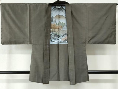 平和屋着物●男性 本場大島紬 アンサンブル 80亀甲 総詰め 正絹 逸品 未使用 CAAZ3622yc