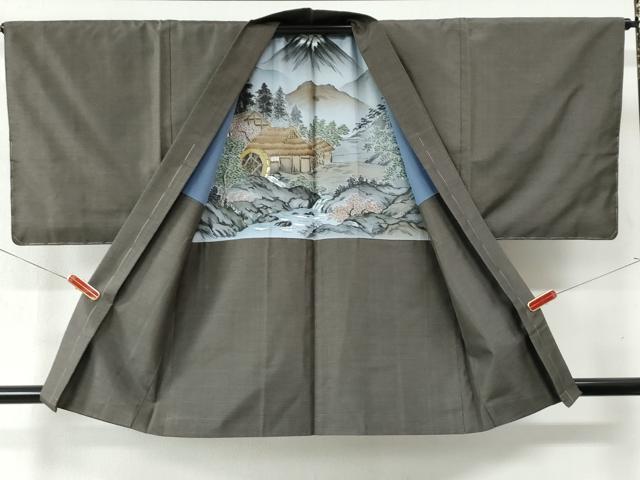 平和屋着物●男性 本場大島紬 アンサンブル 80亀甲 総詰め 正絹 逸品 未使用 CAAZ3622yc