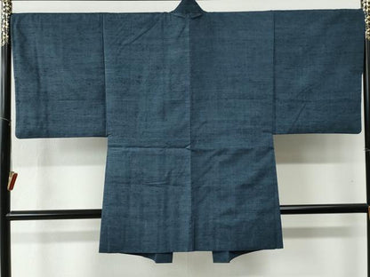 平和屋着物●男性 紬 アンサンブル 霞文 正絹 逸品 CAAZ3623yc
