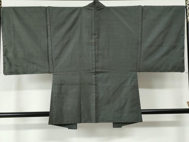平和屋着物●男性　本場大島紬　アンサンブル　80亀甲　総詰め　正絹　逸品　未使用　CAAZ3624yc