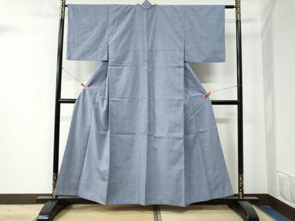 平和屋着物●本場結城紬 重要無形文化財 色無地 紅碧色 正絹 逸品 CAAZ3704yc