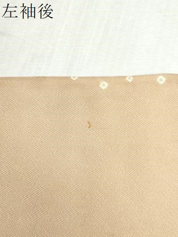 平和屋着物●訪問着　駒刺繍　道長地紙万寿菊花文　金彩　正絹　逸品　CAAZ3706yc
