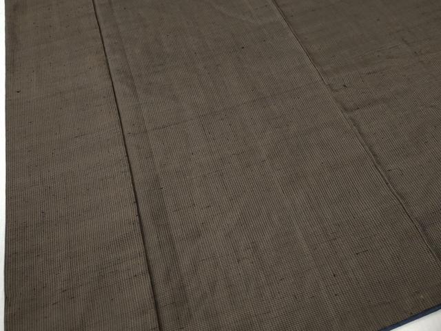 平和屋着物●男性　紬　格子柄　正絹　逸品　CAAZ3750yc