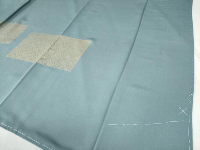 平和屋着物●訪問着　竹屋町刺繍　色紙吉祥南天蔦の葉文　金彩　正絹　逸品　CAAZ3763yc
