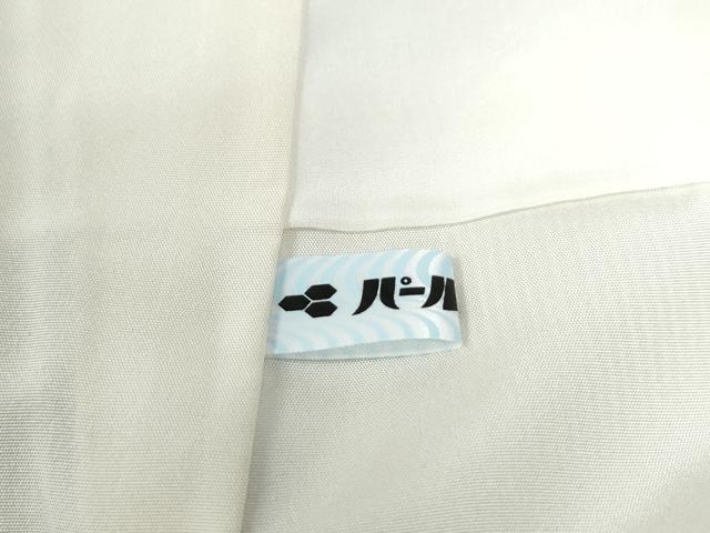 平和屋着物●上質なお召　縞　ロング丈　正絹　逸品　CAAZ3779yc
