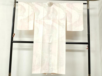 平和屋着物●長襦袢　袷　作家物　嵯峨野　もみじ染　辻が花地紋　暈し染め　正絹　逸品　CAAZ3803yc