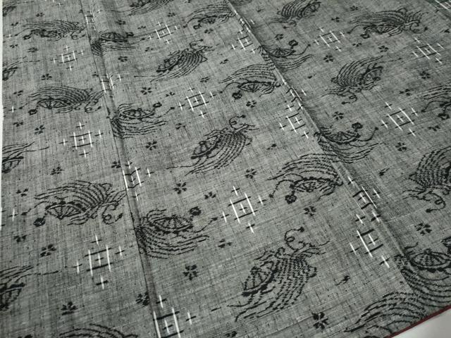 平和屋着物●上質な紬　宝尽くし　正絹　逸品　CAAZ3824yc